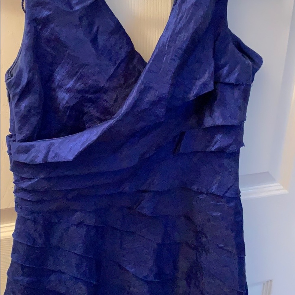 Royal Blue Cocktail Mini Dress
